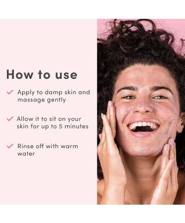 Sand & Sky Flash Perfection Exfoliating Treatment Face Scrub - Australian Pink Clay Facial Exfoliator with Rosehip, Grapeseed & Olive Oil (3.4 oz) - Buy Online on GoSupps.com