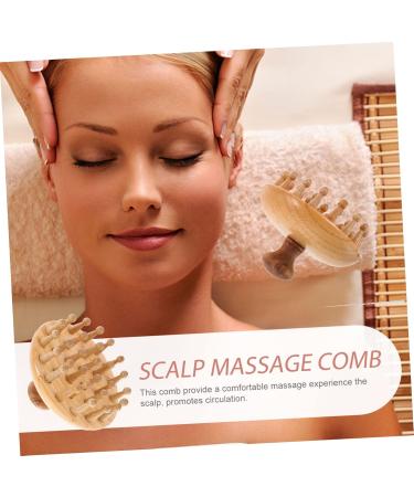 Fomiyes Wooden Massage Comb for Women | Beech & Bamboo Wide Tooth Hair Comb for Scalp & Hair Care - Buy Online on GoSupps.com