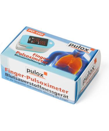 Buy Pulse Oximeter PULOX PO-100 Solo - Light Blue | Accurate Health Monitoring | Fast International Shipping - Buy Online on GoSupps.com