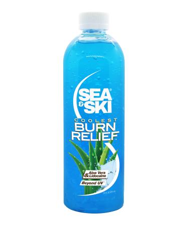 SEA & SKI Coolest Burn Relief Aloe Gel 16 FL OZ Value Size (1)