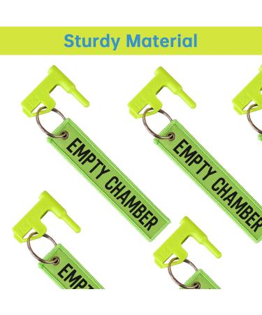 Highwild 10 Pack Chamber Safety Flags - Green Key Chain Tags, Flathead Tool, Picatinny Rail Adapter - Most Common Calibers - Buy Online on GoSupps.com