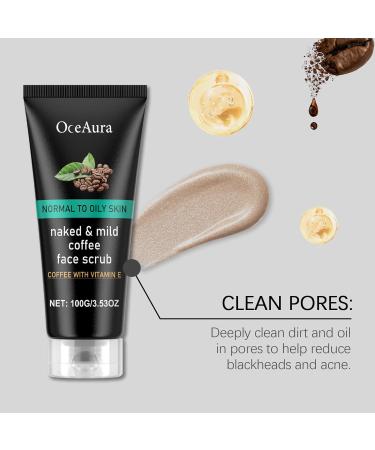 OLLZPJFPK Caffeine Facial Cleanser Gentle Exfoliating Blackhead Facial Care Cleansing Pore Cleanser - Buy Online on GoSupps.com