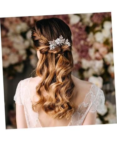MAGICLULU Comb Wedding Headpiece for Bride Wedding Hair Accessories for Brides Bride Hair Accessory Bridal Headpieces for Wedding Bridal Hair Decor Tiara Rhinestones Alloy Hair up Miss - Buy Online on GoSupps.com