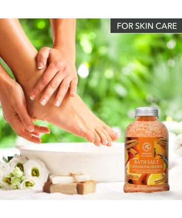 Buy Cinnamon-Orange Bath Salt 21.16 Oz (600g) - Natural Aromatherapy Soak for Relaxation | Body Care & Beauty - Buy Online on GoSupps.com