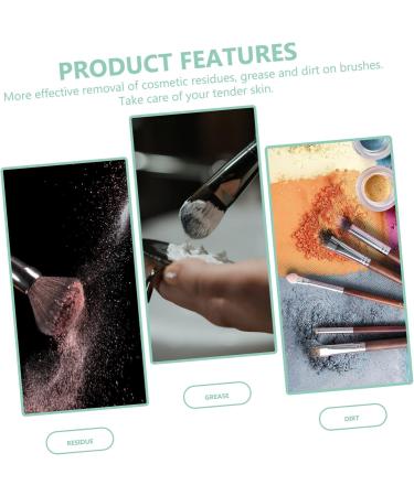 Didiseaon 2 1 Makeup Brush Storage Box Makeup Brush Stand Makeup Brush Cleaning Pad Silicone Make up Brush Holder Brush Cleaning Mat Cleaning Tool The Cat Storage Rack Silica Gel 11x2.5cm Green - Buy Online on GoSupps.com
