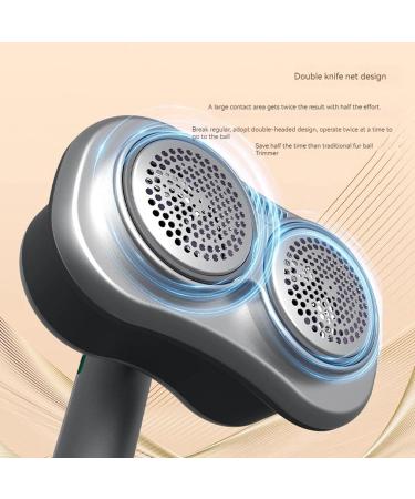 Double Headed Fabric Shaver & Lint Remover - Portable Rechargeable Hair Ball Trimmer for Clothing & Sweaters - Efficient Pilling Removal Tool (Color B) - International Shipping Available - Buy Online on GoSupps.com