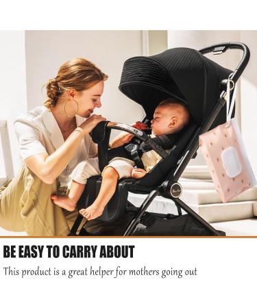 Sannix Reusable Baby Wet Wipes Bag for On-the-Go - 2 Box Holder Brown Bohemian Design | Eco-Friendly & Portable - Buy Online on GoSupps.com