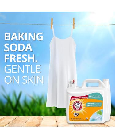 Arm & Hammer Liquid Laundry Detergent for Sensitive Skin Super Concentrated Skin Friendly Fresh Scent 170 Loads 5.03-L - Buy Online on GoSupps.com