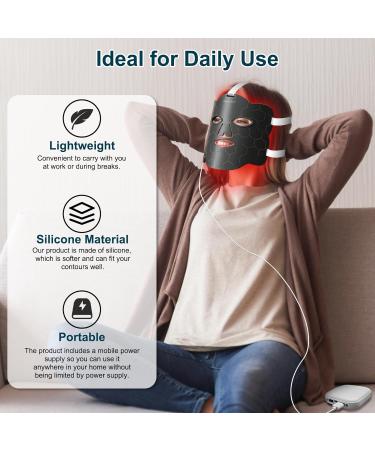 Sthmolepy Red Light for Face Near Infrared LED Light Dual Power Drive Red Light Lamp at Home Gray Gold - Buy Online on GoSupps.com