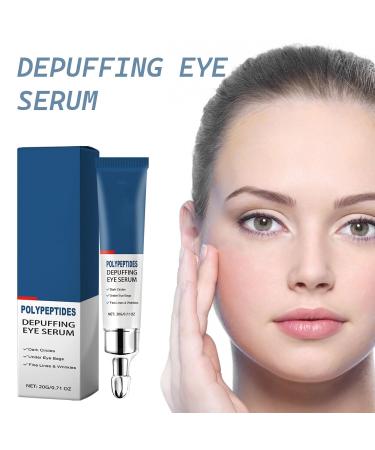Depuffing Eye Serum Reduces Dark Circles Non-Greasy Smoothing Puffiness and Fine Lines Anti-Aging Formula Suitable for All Skin Types 0.71 Oz - Buy Online on GoSupps.com
