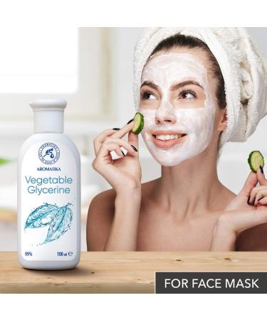 AROMATIKA Vegetable Glycerin 3.4 Fl Oz - 99% Pure Liquid for Face Body & Hair Care | International Shipping - Buy Online on GoSupps.com