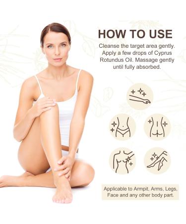  MINGYITUO Cyperus rotundus oil cyperus oil for hair removal reduces unwanted hair growth after shaving for smooth skin prevents hair growth gentle and non-irritating easy - Buy Online on GoSupps.com