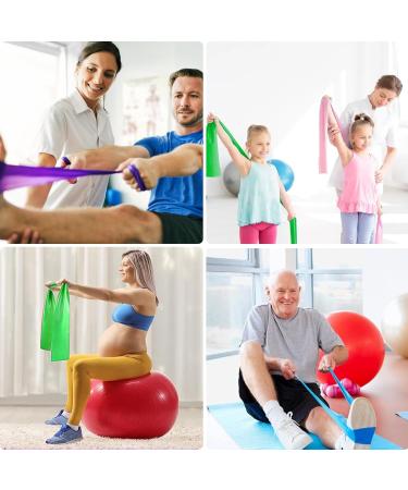 4-Set Fitness Straps & Resistance Bands - 2m Gymnastics Tapes for Yoga Pilates Strength Training for Men & Women - Buy Online on GoSupps.com