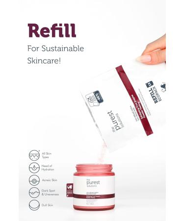 The Purest Solutions Recharge cologique - Enzyme purifiante et claircissante - Exfoliant en poudre rouge 55 g - Buy Online on GoSupps.com