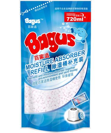 Bagus Moisture Absorber Refill - 4 Pack 13.5 Oz Fragrance Free Moisture Remover for Bathrooms & Storage | International Shipping Available - Buy Online on GoSupps.com