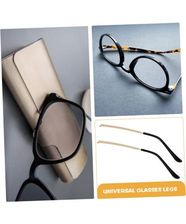 Ultechnovo Glasses Spare Parts - Black Screw Holder & Metal Bracket Replacement - 3 Pairs of Legs for Goldenx3st Frame - Buy Online on GoSupps.com