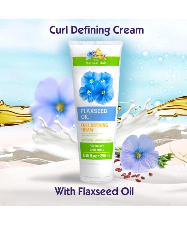 Sofn Free n Pretty Flaxseed Oil Curl Defining Cream for Natural Hair - Kids Safe Moisturizes Softens Curls Adds Shine - 8.45 Fl Oz - Buy Online on GoSupps.com