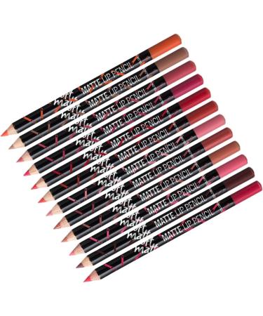 SOESFOUFU 36 Pcs Waterproof Lip Liner Pencil Black Eyeliner Pencils Lipliners Lip Liner Cold Brew Wooden - Buy Online on GoSupps.com