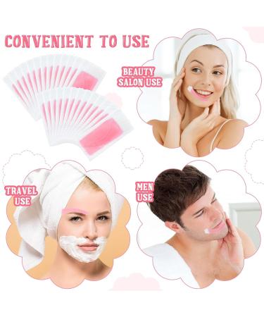 Facial Hair Removal Wax Strips for Women - 12 Double Sided Cold Waxing Strips for Eyebrows, Perfect for Home and Travel - Buy Online on GoSupps.com
