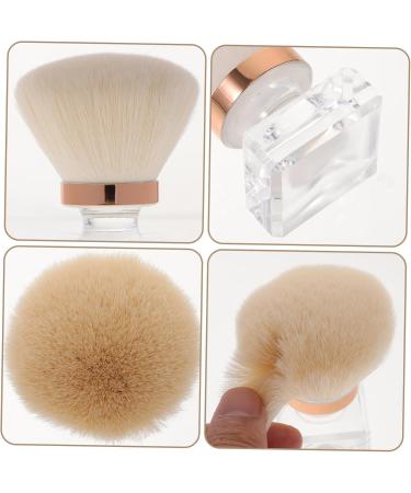 VINTORKY face Mushroom head Miss blush brush Makeup Tools plastic powder brush artificial fiber paint Foundation Brush manicure white highlighter makeup brush round head makeup powder - Buy Online on GoSupps.com
