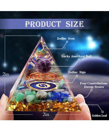 VuuuuV Horoscope Organ Pyramid - Cancer Crystal Gift Set & Zodiac Stones for Spiritual Growth - Buy Online on GoSupps.com