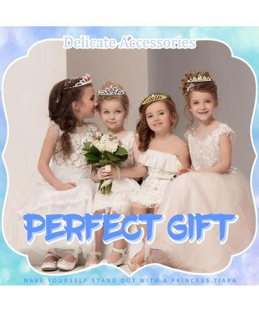 Jexine 32 Piece Girls Princess Crown Tiara with Colorful Crystal Rhinestones - Perfect for Wedding, Prom, Birthday Parties - Buy Online on GoSupps.com