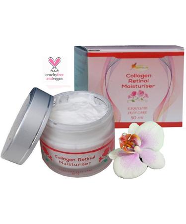 Sweet Willow Collagen Retinol Moisturiser With Vitamin C Hyaluronic Acid Marine Collagen Silk Powder For Maximum Hydration & Silky Smooth Skin - Stimulate Cell Regeneration and Collagen Production Restore Elasticity and Improve Radiance for a More Youthfu - Buy Online on GoSupps.com