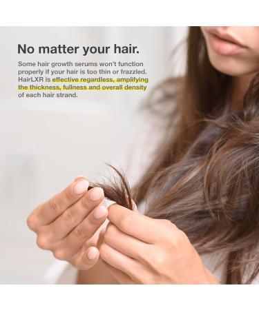 HairLXR Growth Serum - Naturally Derived Hair Growth Solution for Thicker Healthier Hair - Buy Online on GoSupps.com