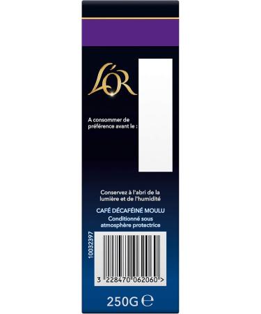 L'Or Decaffeinated Ground Coffee 250g - Buy Online on GoSupps.com