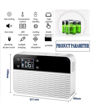 Portable Diabetes Cold Storage Box Insulin Cooler Refrigerated Case Mini Medicine Refrigerator LCD Display Alarm System and Crossbody Bag 8-10 Hours Standby Travel Dual-coreversion-singlebattery - Buy Online on GoSupps.com