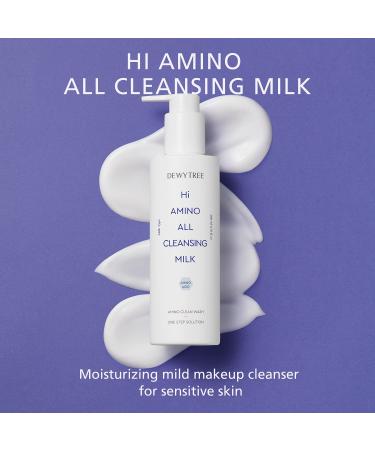Dewytree Hi Amino Cleansing Milk Lotion 200ml - Gentle Moisturizing Facial Cleanser for Irritated Skin - Buy Online on GoSupps.com