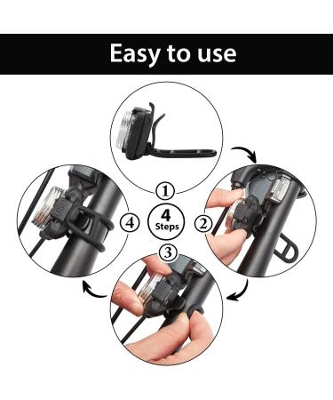 12 Pack Silicone Bicycle Light Straps - Cycling Rubber Mount Bands for Bike Lights in Black - Buy Online on GoSupps.com