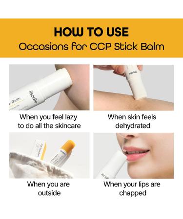 CCP Moisturizing Stick Balm 10g - Ceramide & Centella Asiatica | Hypoallergenic Skin Repair & Hydration - Buy Online on GoSupps.com