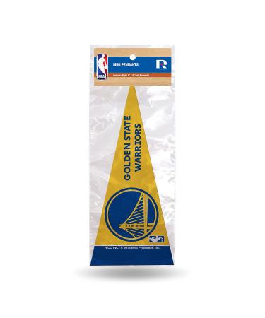 Rico Industries NBA Mini Pennant Set 4" x 9" Felt Mini Pennant Set (Includes 8) Golden State Warriors