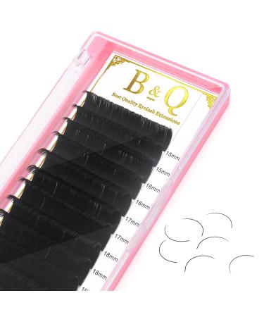 Individual eyelashes eyelash extension 1:1 eyelash thickness 0.03/0.05/0.07/0.1/0.15/0.20 Black (16 mm D-0.20) D Curl-16 mm D-0.20 - Buy Online on GoSupps.com