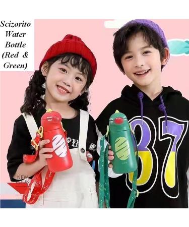 Scizorito Leak-Proof Straw Water Bottle - Portable & Crash Resistant TRITAN Cup - Healthy Silicone Mouth - BPA Free - Summer Essential (Green) - 9.5oz/13.5oz - Buy Online on GoSupps.com