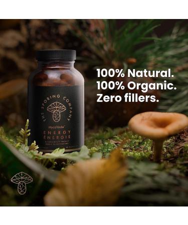 The Sporing Company Mycoveda Energy - Stamina Boost and Endurance with Cordyceps Ashwagandha Guarana - Buy Online on GoSupps.com