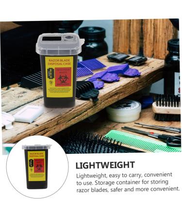 Beavorty 10 STK Klinge Storage Box | Disposable Container for Used Razor Blades & Broken Blades | Safe Plastic Lip & Mussel Shell Design - Buy Online on GoSupps.com