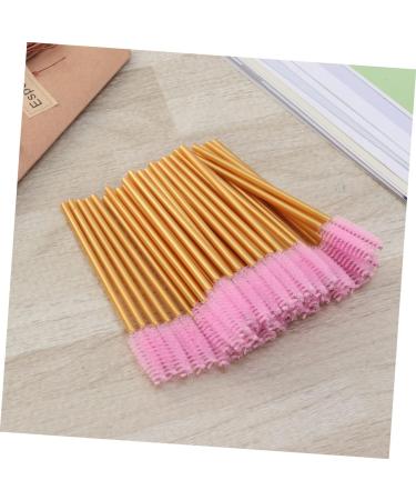 FOMIYES Lash Comb 100 Pcs makeup mascara nylon eyelash brush color mascara disposable makeup colored mascara 50 Pcsx2pcs Pinkx2pcs - Buy Online on GoSupps.com