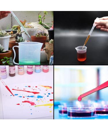 ESHATO 3ML Disposable Plastic Transfer Pipettes Calibrated Dropper Suitable for Science Laboratory DIY Art (100 Pieces) - Buy Online on GoSupps.com