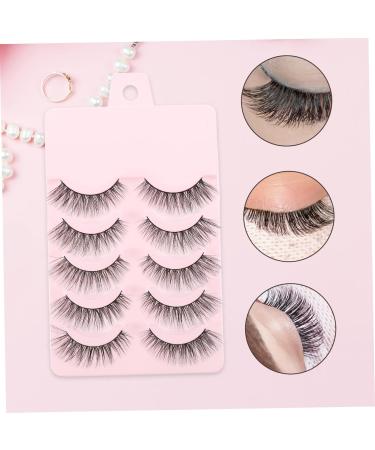 Beaupretty False Eyelash 5 Pair comfortable eye lashes makeup eyelashes christmas makeup accessory artificial eyelashes cosplay eyelashes thick eyelashes eyelashes False Eyelashes manual 3d - Buy Online on GoSupps.com