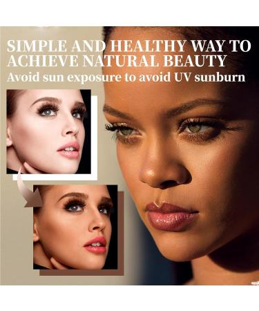 GHEART Drunk Bronzer Drops Face and Body Bronzing Skin Fake Tan Peptide Serums Anti-Pollution Sunshine Drops Effective Tan Bronzing Serums Effective Tan Bronzing Serums Comes with Makeup Cotton 30ml - Buy Online on GoSupps.com