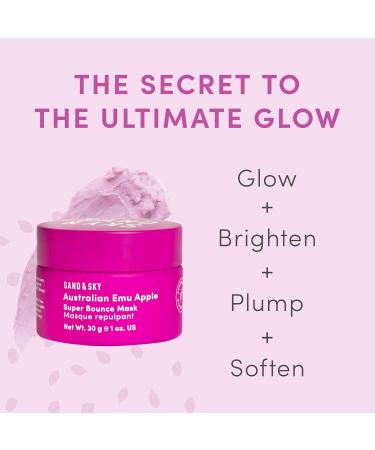 Sand & Sky Australian Glow Berries Bounce Mask Travel (30g) - Buy Online on GoSupps.com