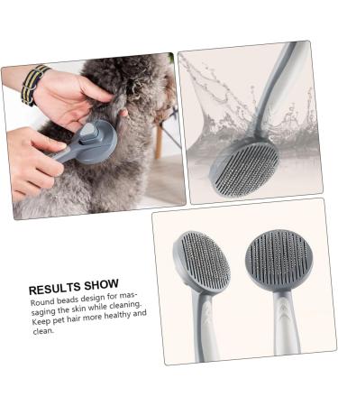 IPLUSMILE 3-Part Pet Grooming Brush Tool - Professional Cat Hair Remover & Massaging Comb for Smooth Undercoat | Brief Cleaning | 19.3x7.7x4.9cm - Buy Online on GoSupps.com