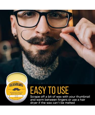 Moustache Wax & Folding Comb Kit - Best Price for Superior Moustache Care - Buy Online on GoSupps.com