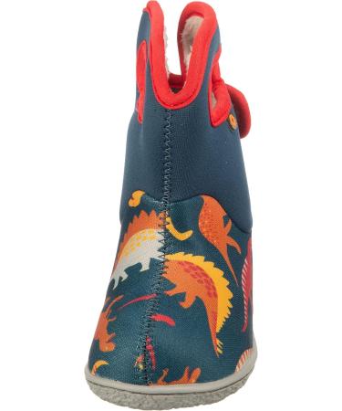 BOGS Baby Wellington Boots Plum Flower Stripe 71565 | UK Child Size 3-8 & 9 | Dino Indigo Multi - Buy Online on GoSupps.com