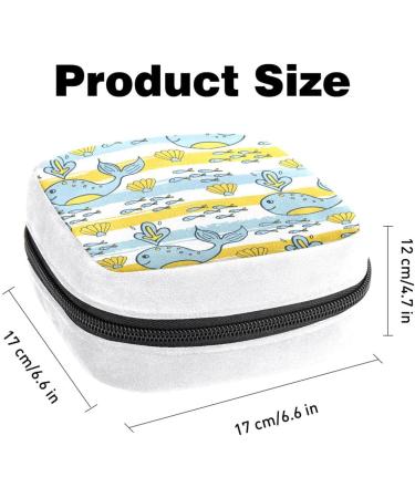 Animal Whale Fish Period Pad Storage Bag - GIAPB Sanitary Napkin and Tampon Makeup Pouch Color1116 - Buy Online on GoSupps.com
