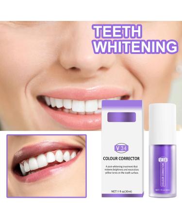 OVEALLGO Purely Vegetable Tooth White Mousse - Herbal Toothpaste for Whiter Teeth | 3-Pack Professional Formula - Buy Online on GoSupps.com