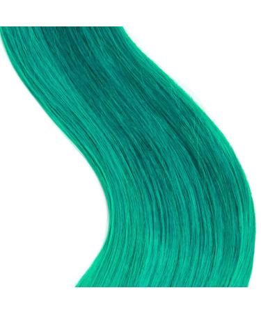 Turquoise Keratin Bonding Extensions | 100% Remy Real Human Hair | 50x 1g 45cm U-Tip Smooth Strands for Long Hair Elongation - Buy Online on GoSupps.com