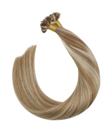 Ugeat Keratin Fusion Glue U Sticks Extensions - 1g 50 Strands #P10/613 24 U Tip Hair Highlights - Golden Brown to Bleached Blonde - Buy Online on GoSupps.com